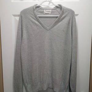 Dior Gray V-Neck Sweater